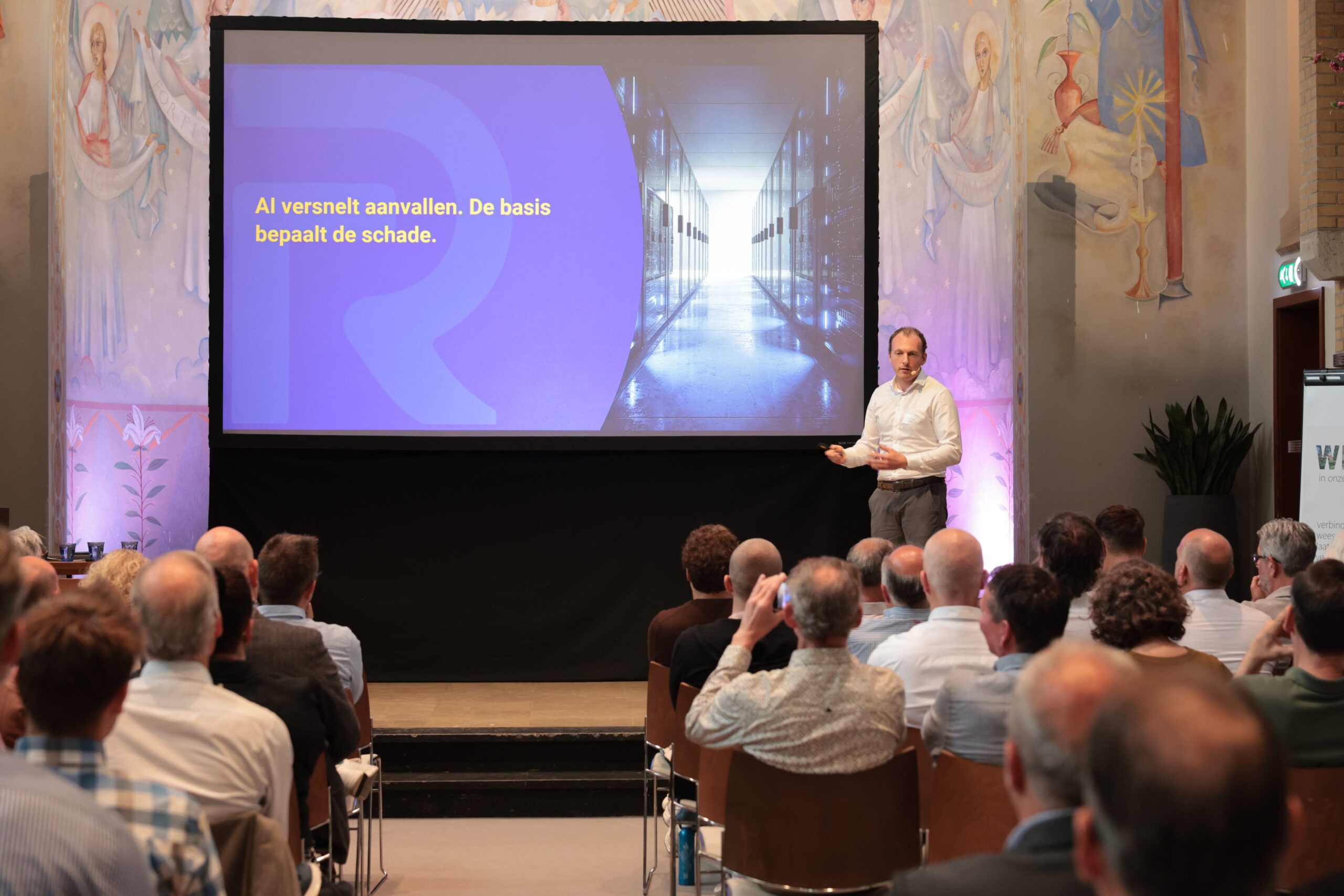Foto van het Klantevent 2026 in de Ceciliakapel van Kontakt der Kontinenten in Soesterberg.